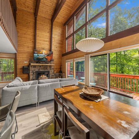Treetops Chalet - 3Bd/2Bt Boutique Cabin W/Mt Leconte Views In Gatlinburg Exterior foto